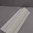 No Drill Cordless Roman Shades for Windows No Tools Roman Shades, Blinds for Indoor Windows, UV Protection (White, 20" W x 48" H)