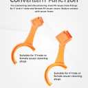 2PCS RV Sewer Hose Wrench,Car Accessories RV Sewer Cap Wrench,Drain Cleanout Cap Removal Tool for Connecting and Disconnecting Sewer Hoses,Fits Most 3-Inch & 4-Inch Male/Female RV Sewers Caps