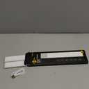 Gritin 10.2inch Under Cabinet Lighting Rechargeable 2 Pack- 3 Color Temps&5 Level Brightness, Super Bright, 4 Modes, Motion Sensor, Long Lasting - Easy Installation Magnetic Under Closet Lights