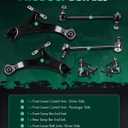 SCITOO 6pcs Suspension Kit 2 Lower Control Arm 2 Lower Ball Joint 1 Rear 1 Front Sway Bar for Lexus ES300 ES330 RX330 RX350 RX400h for Toyota Avalon Camry for Highlander Solara 2002-2003 K620334