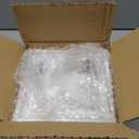 Tissue Box Cover Square, Rustic White Wooden Tissue Box Holder for Kleenex - Facial Tissue Holder for Bathroom, Bedroom, Office, Vanity (5.5*5.5*6.0 inch)