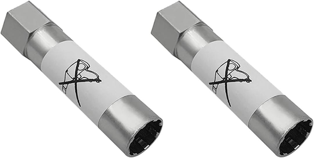 2 Pcs 8-Spline Lug Nut Key Lock Tool 65100 for Cars 13/16'' Hex, Wheel Lock Key Replacement for Spline Lug Nuts