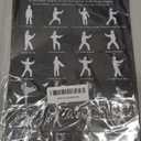 24 Form Tai Chi Vintage Metal Tin Sign,Martial Arts Art Poster Hanging Iron Painting Plaque for Home Garden Bar Home Cafes Office Store Wall Decor 8x12 Inch