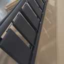 GameGem 6 Step Ladder for 12 Feet High Ceiling, Lightweight Aluminum Folding Step Stool with Convenient Handgrip, Stepladders with Anti-Slip and Wide Pedal for Home Use Space Saving - Black