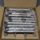 Dream Master Solar Lights Outdoor Waterproof, Stainless Steel LED Landscape Lighting, Solar Garden Lights, Outdoor Christmas Decorations for Yard, Pathway, Walkway, Patio, Lawn - 16 Pack (Cold White)