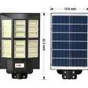 Solar Street Light Outdoor, Dusk to Dawn Solar Parking Lot Light Outdoor Waterproof Radar Motion Sensor Solar Flood Light with Remote Control for Squares Garage Street Road