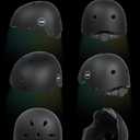 XJD Kids Bike Helmet,Multi-Sport Protective Gear Set for 3-5-8-14 Years Boys Girls with Knee and Elbow Pads Wrist Guards fit Roller Skates,Cycling,Skateboarding,Skating Scooter (Black, Small)