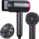 ANNE BETTY Ionic Hair Dryer with Diffuser, Powerful 1800W Blow Dryer for Women & Men, Fast-Drying Hair Dryer with Nozzle for Home, Salon, Travel