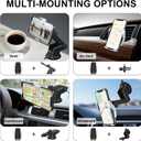 Car Phone Mount,Auto-Clamping Smart Sensor 10W Qi Fast Charging Car Front Windshield Dashboard Air Vent Phone Holder Compatible with iPhone12/12 pro max/Samsung S20/note 20 All 4.7-6.7 Inch Smartphone