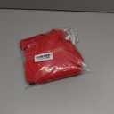 QINSEN Womens Crewneck Long Sleeve Shirt Double Lined Basic Tees Side Ruched Going Out Crop Tops (Large, Red)