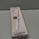 Conair Double Ceramic -Inch Curling Iron, -Inch Barrel Creates Spiral Curls, Hair Curler for Use on Short to Medium Hair, White/Rose Gold