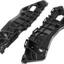 1 Pair Left and Right Side Front Bumper Bracket Bumper Mount Support Bracket - Compatible for Toyota RAV4 2.5L L4 - Electric/Gas, 2.5L L4 - Gas 2016-2018 - Replace Part 52535-0R080, 52536-0R060