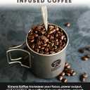 Kimera Koffee - Organic Honey Processed Light Roast Ground Coffee | Amber Blend | Infused with Brain Vitamins |Taurine, Alpha GPC, DMAE, and L-theanine | Enhance Cognitive Stamina | Optimize Focus & Concentration | Enhance Athletic Performance | 12oz (EXP 02/07/26)