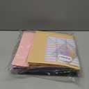 Extra Capacity Plastic Hanging File Folders Letter Size,12 Pack 2 Inch Capacity Hanging File folders with Tabs, Heavy Duty for Filing Cabinet, Home and Office File, Pastel Colors