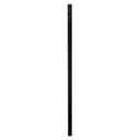 29.5 Inch x 1 Inch Black Aluminum Flat Balusters (75 Pack), Wood and Composite Deck Railing Compatible, Semigloss Finish