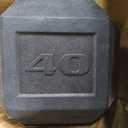 CAP Barbell Coated Hex Dumbbell Weight - Single | 40 lbs | Multiple Options