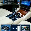 Mini Wireless Carplay Adapter for iPhone 3 in 1 Car Play Dongle Wired to Wireless Screen Mirror Accessories Converts Fast Auto Connect No Audio Delay Bluetooth 5.3 & 5ghz Wi-Fi - Plug & Play (2PCS)