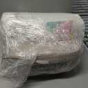 AAAAAcessories D-Shaped Chair Cushions, 2" Thick Dining Chair Pads with Ties and Removable, Machine-Washable Cover, 17" x 16", Set of 4, Oatmeal Beige