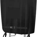 Garden Hose Holder Cover, Hose Covers for Outside Heavy Duty 500D Oxford Polyester Coated Tarpaulin Protect your Hose Holder(Black)