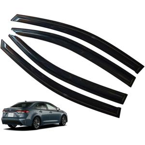 Window Visors Rain Guards for Toyota Corolla 2020 2021 2022 2023 2024 2025 Accessories, Wind Deflectors Vent Shades for Toyota Corolla