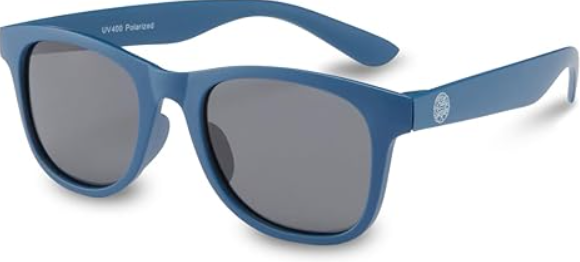 BABY SUNNIES Polarized Toddler Sunglasses Boys & Girls - Unbreakable, For Kids - UV Protection (Navy Blue)