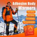 Body Warmers-XL Disposable Air Activated Heat Patches 3.7 * 5",Long Lasting Safe Natural Hot Warmers for Cold Weather for Feet,Back,Shoulder (12pcs)