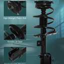 AUTOMUTO Strut Spring Assembly Front Pair struts and Shock Absorber for Nissan Altima 2013-2017 replacement for 172902 172901