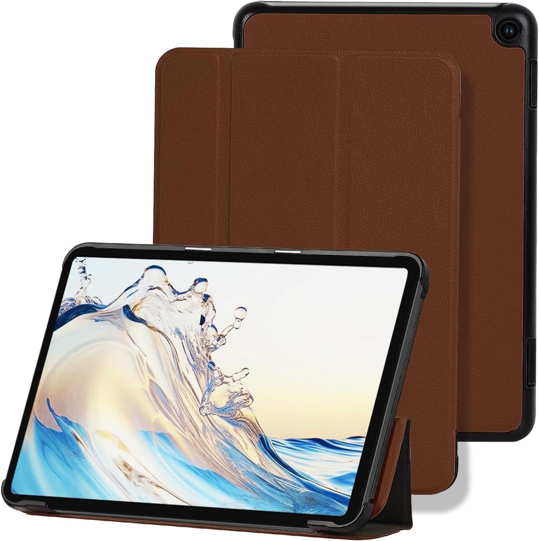 Case for HM 8 (14/12th/10th 2024/2022/2020 Release),8 Inch Case Auto Wake/Sleep Trifold Stand,Lightweight & Durable (Coffee)