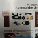 For 2025 Jeep Wrangler 4xe Gladiator Magnetic Phone Mount Compatible with 2024 2025 2026 Jeep Wrangler JL 4xe & Gladiator Accessories Metal Cell Phone Holder Dash Platform Mount (Driver Side)