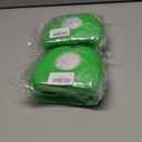 Pack of 2 VGAZE Plastic Wrap Storage Box, Punch-Free Extractable Storage for Fresh Multi-Functional Dispenser, Apple Shaped Wall-Mounted Plastic Wrap Storage Box dispenser with 100 Crisper Wraps (C)