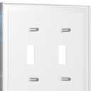 Decorative Art Light Switch Covers,2 Gang Toggle Rocker,Wall Plate,Switchplate Electrical Faceplate,Tree (Double Toggle/5x4.9 IN)