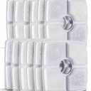 Cat Water Fountain Filters, 16 Pack Replacement Filter Fit for Top Square 84oz/2.5L Cat Pet Fountain, 3 Filtration System.Not compatible with 95oz/2.8L Pet Fountain