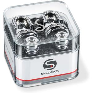 Schaller S Locks Guitar Strap Locks and Buttons (Pair) Chrome Schaller S Locks Guitar Strap Locks and Buttons (Pair) Chrome
