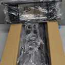 Giwil 4-Tier Slim Rolling Storage Cart for Kitchen Bathroom Organizer, Mobile Narrow Storage Cabinet Utility Cart with Wood Rack on Wheels for Pantry Laundry Small Space (Brown/Net Bar)