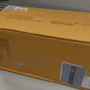 Amazon Basics Solid Wood Saddle-Seat Kitchen Counter Barstool with Footrest, Easy Assembly - 24-Inch Height - Walnut - Set of 2