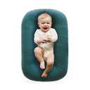 100% Cotton Baby Lounger for Newborn,Baby Play Mat, Tummy Time Mat with Cover for 0-24 Months Newborn Baby, Washable Play Gym Mats for Home Travel-Green