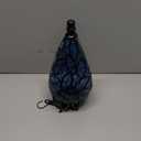 SUNNYPARK Outdoor Plastic Solar Hanging Lantern, 15 Cool White LEDs Twinkle Effect Tear-Shaped Hanging Lantern Decor Garden Decorative Solar Lights for Backyard, Patio and Lawn