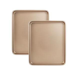 Nonstick Baking Sheet Pan Oven Set for Kitchen Cooking, 13 inch Cookie Sheet Bake for Home Goods Baking Dishes, Walooza Carbon Steel Roast Pan Non Stick Bakeware Trays, Baking Supplies Essentials Sets