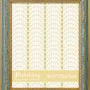 VIOLABBEY 8x10 Picture Frame Blue, Vintage Photo Frames Ornate without Mat for Tabletop or Wall Hanging