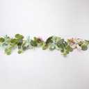 Easter Garland,6 FT Artificial Green Leaf Vine with Bows,Eggs,for Spring Holiday Party Home Decoration, Farmhouse Hanging Rustic Easter Garlands Decor