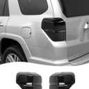 Voodonala for 4Runner Tail Light Cover, Smoked Rear Light Trim Guards Tint Compatible with Toyota 4Runner Accessories 2010-2013, Smoke Black