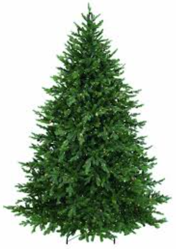 Bethlehem Lighting Pre-Lit Hunter Fir Christmas Tree w/300 Clear Mini Lights, 4.5Ft