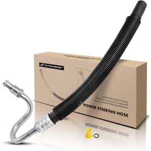 A-Premium Power Steering Return Hose Line Assembly Compatible with Ram 2500 2011-2018, 3500 2012-2018, 5.7L 6.4L, with O-ring & Bushing, Gear To Cooler