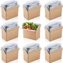 10 Pack Small Double Insulated Shipping Boxes, 9 x 6 x 5 in Small Chill Insulated Shipping Box with Aluminum Foil Insulated Bag,Cold Shipping Boxes for Frozen Food, Packing Mailing