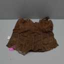 Avidlove Bodysuit for Women Sexy Lace Top One Piece Lingerie V Neck Mesh Tops Going Out Cami Naughty Push Up Body Suit S-XXL (XL, Brown)