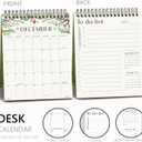 Jotsome Small Desk Calendar 2026-2027, 16 Months Standing Flip Calendar (6"x7.5") from March 2026 to June 2027, Double-Sided Design Aesthetic Desk Calendar with To Do List, Gift for the Holidays