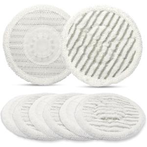 8 Pack Dcoecue Replacement Steam Mop Pads for Shark S8201, S8001, S7001, S7201, S7000AMZ, S7005, S7020, S7001C, Washable, Durable Steam and Scrub Pads for All Floors