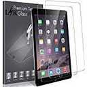 LK [2 Pack Screen Protector for iPad 2 / iPad 3 / iPad 4 Tempered Glass HD Clarity, Bubble Free, Anti Scratch, Case Friendly