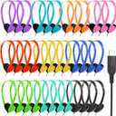 Type C Headphones Bulk for Classroom School Kids 12 Pack,USB C Wired Headphones for School Compatible with Pad Smartphones Mixed Colors