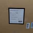 Scalloped Felt Bulletin Board, 36" x 24" Felt Cork Board Alternative for Wall, Foldable Picture Self-Adhesive Boards with Pins Hooks, Vision Boards for Photo Display School Home Office, Oatmeal